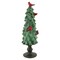 Northlight Glittered Christmas Tree with Cardinals Decoration - 8.75" - Green and Red